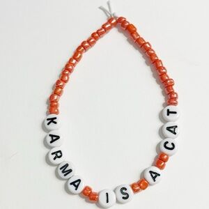 Taylor Swift Friendship Bracelet Midnights Karma Is A Cat
